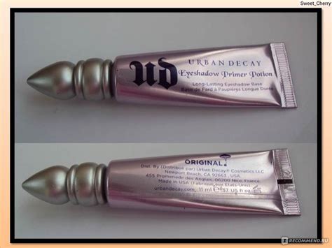 Основа под тени Urban Decay Eyeshadow Primer Potion Original - «Мой ...