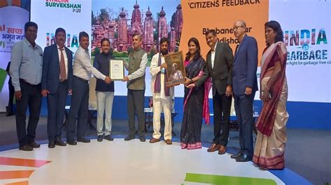 Bhubaneswar Municipal Corporation gets National Award in “Swachh ...