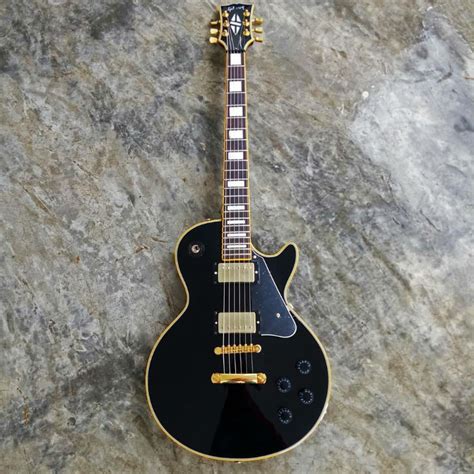 Jual Gibson Les Paul Custom Black Beauty Gold Shopee Indonesia