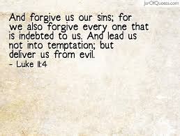 Prayer Pointers Luke Forgive Us Our Sins