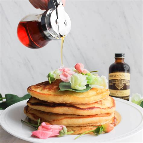 Honey Vanilla Pancakes Nielsen Massey Vanillas