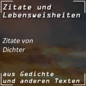 Zitate von Dichter - Zitate Dichter - Zitate Schriftsteller