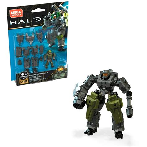 Mega Construx Halo MK I Prototype Exosuit construction set with micro ...