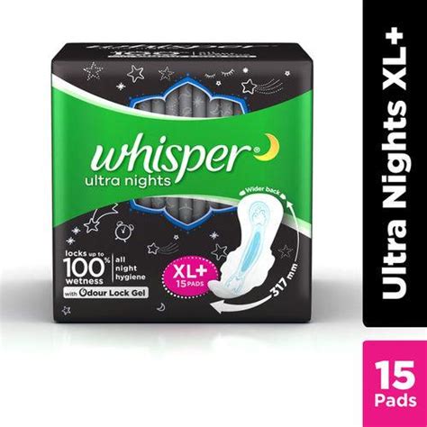 Whisper Sanitary Pads Ultra Night Xl 15 Pads — Quick Pantry