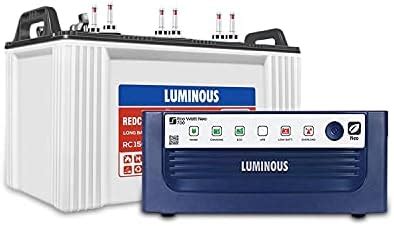 Luminous Inverter Battery Combo Eco Watt Neo 700 Square Wave 600VA