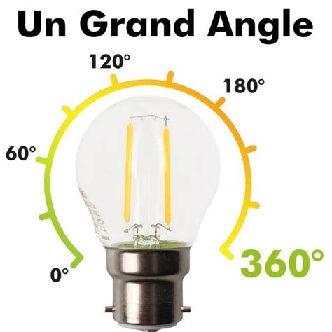 Ampoule Led B W Eq W Led G Blanc Chaud