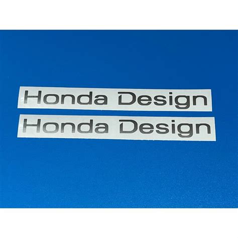 切り文字ステッカー★honda Design★ホンダ★銀★2枚セットの通販 By Wbeat8200s Shop｜ラクマ