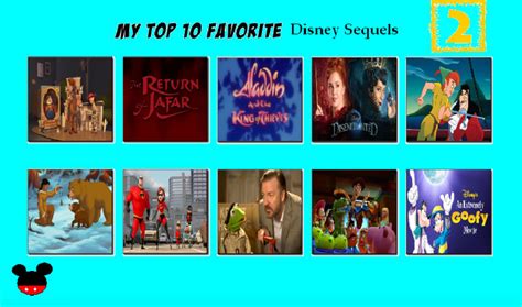 My Top 10 Favorite Disney Sequels By Ironbond0074real On Deviantart