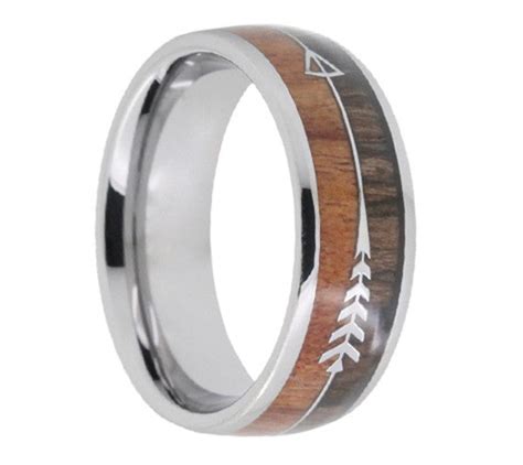 Tungsten Men's Ring with Wood Inlay | Vansweden Jewelers