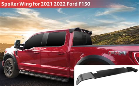 Amazon Rear Truck Cab Spoiler For Ford F Black