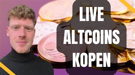 Altcoins Kopen Tijdens De Livestream Youtube