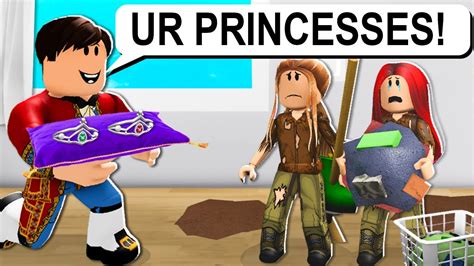 Hated Sisters Became Princessess Roblox Brookhaven Rp Youtube