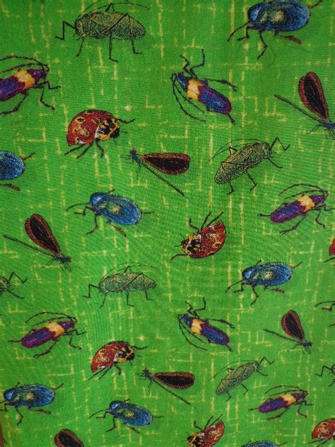 Bug Insect Motif Fabric Vip By Cranston Print By Fridayfindsmama