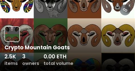 Crypto Mountain Goats Collection Opensea