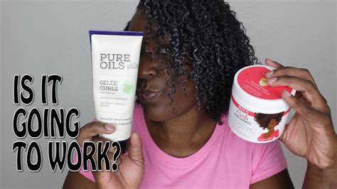 Ors Curl Defining Creme And Gelee Curls Wash And Go Natural Hair Product Review Youtube