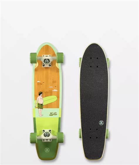 Z Flex Bamboo 29 Cruiser Skateboard Complete