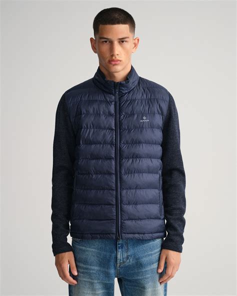 GANT Men S Mixed Media Light Padded Jacket 7006280 GANT