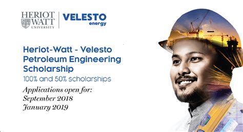 Heriot Watt University Velesto Petroleum Engineering Scholarship