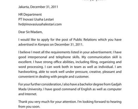 Contoh Surat Email Dalam Bahasa Inggris 2019 Kumpulan Contoh Surat Imagesee