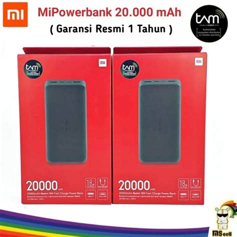 Jual Powerbank Xiaomi Mah Original Asli Persen Mi Pro