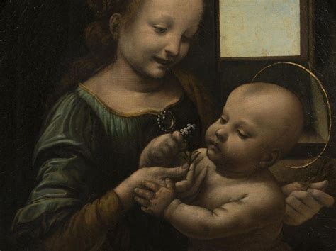 Leonardo Da Vinci Madonna Litta Detail The State Hermitage Museum