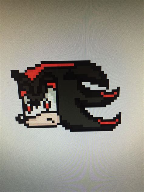 Shadow The Hedgehog Pixel Art Scrolller