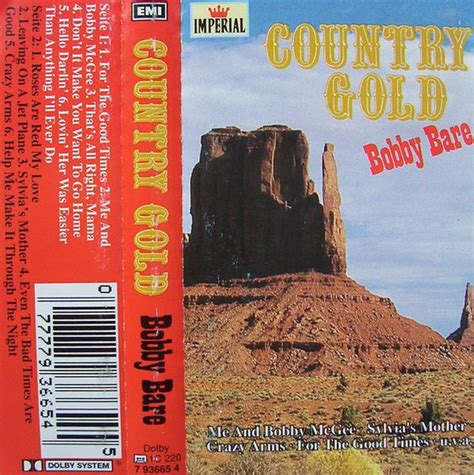 Bobby Bare Country Gold 1990 Cassette Discogs