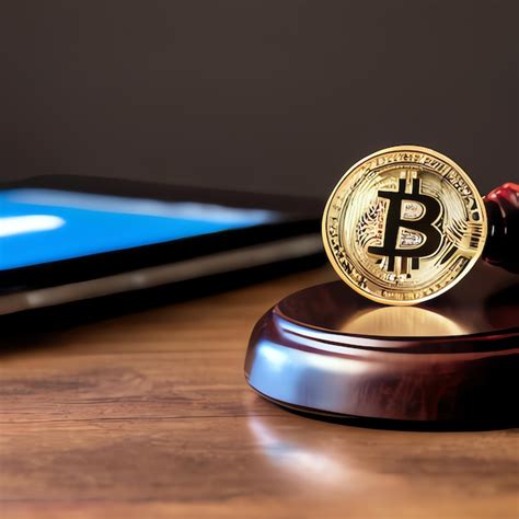 Premium Photo Cryptocurrency Legal Proceedingsgavel And Crypto