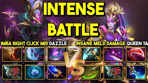 Intense Battle New Imba Right Click Mid Dazzle Vs Insane Meld Damage