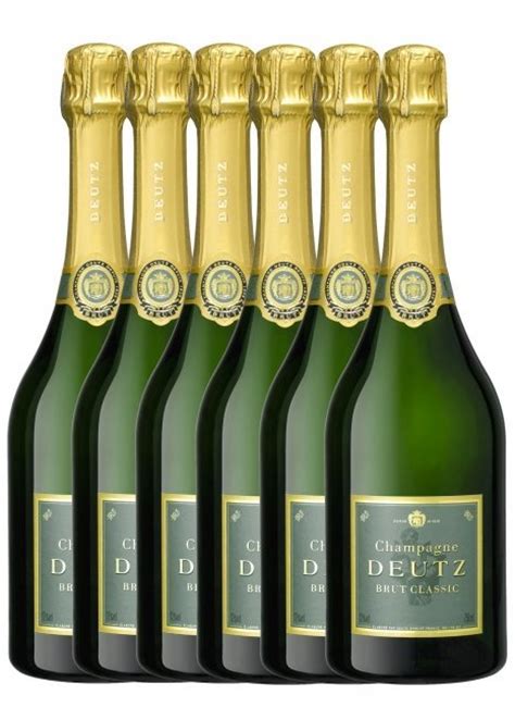 Deutz Champagne Brut Classic Par 6 Bottle 75cl Plus De Bulles