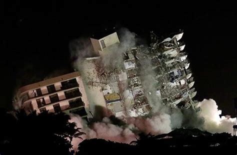 Demuelen Restos De Edificio Colapsado En Miami Ee Uu Video Escambray