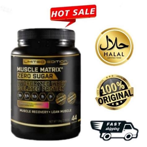 Halal Perisa Muscle Matrix Zero Sugar Hydro Whey Isolated