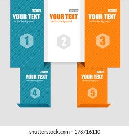 Vector Colorful Text Boxes Infographics Options Stock Vector Royalty