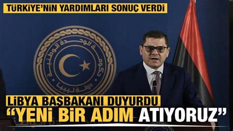 Türkiye nin yardımları sonuç verdi Libya nın sahil yolu kullanıma