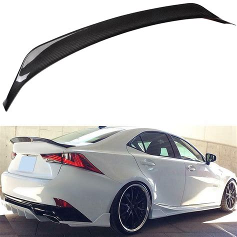 ECCPP Ducktail Style Rear Trunk Spoiler Wing Carbon Fiber Fit For 2012