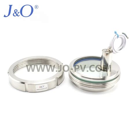 Hygienic Stainless Steel Union Sight Glass With Light For Tank China