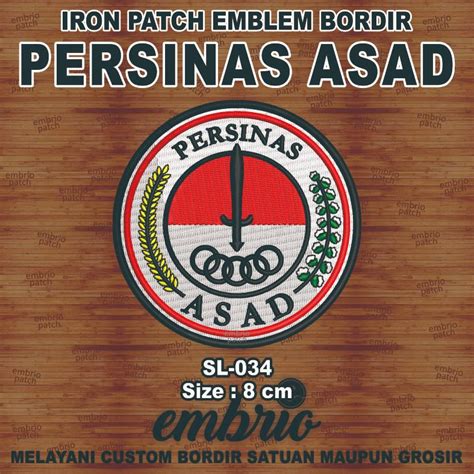 Jual Sl 034 Patch Persinas Asad Emblem Bordir Logo Perguruan Silat