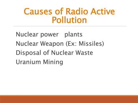 Types Of Pollution Powerpoint Presentation Ppt