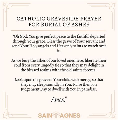 Graveside Prayers For Burial Of Ashes With Images