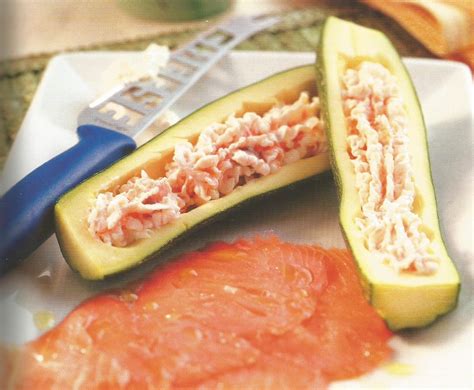 Zucchine Farcite Con Mousse Di Salmone Affumicato Cuciniamo Insieme