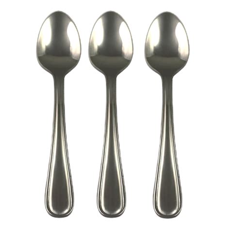 Mainstays Fleetline Stainless Steel Dinner Spoon 3 Piece Set Silver