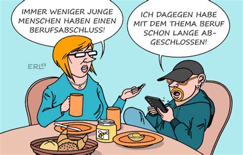 Berufsabschluss Von Erl Politik Cartoon Toonpool