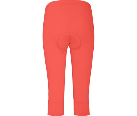 Bergson Casca Mit Sitzpolster Elastische 3 4 Damen Radhose Coral