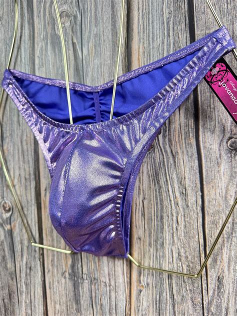 Jovanadesign Slim Posing Bikini Shiny Lilac Mystique Swimwear Underwear Handmade In UK Etsy