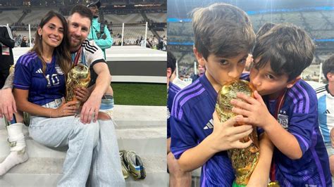 IN PHOTOS: Lionel Messi celebrates FIFA World Cup 2022 win with family