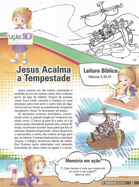 Adalia Helena Pr Aula Li O Jesus Acalma A Tempestade