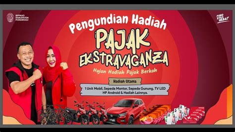 Live Pengundian Hadiah Pajak Ekstravaganza Youtube