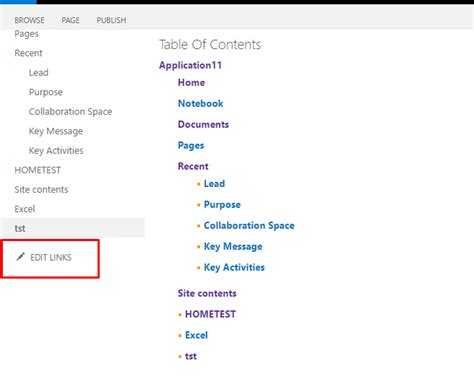 Add Table Of Contents Webpart In Sharepoint Online Site