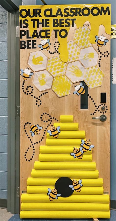 Bee Themed Classroom Door Decor