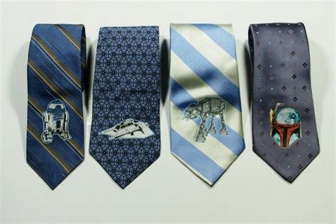 Star Wars Collection Ties 4 Old Style Necktie Etsy Star Wars Collection Star Wars